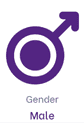Symbole de genre masculin